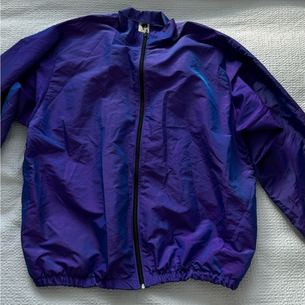 Wiseguy Iridescence Purple Windbreaker Jacket